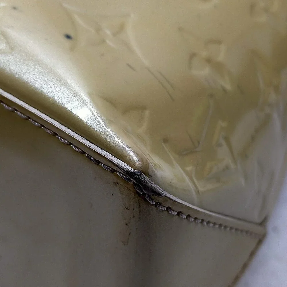 Louis Vuitton Yellow Patent Monogram Satchel